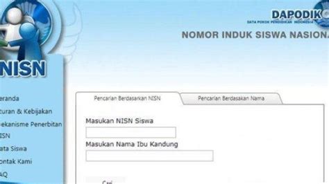 CARA CEK NOMOR INDUK SISWA rangkum daftar mod tips falsetto 112 image 1
