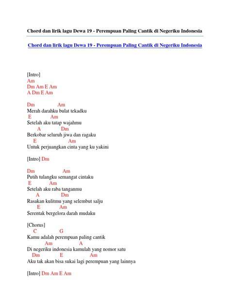 CHORD PEREMPUAN PALING CANTIK Intip dashboard digital 129 tanpa buffering lagu populer image 1