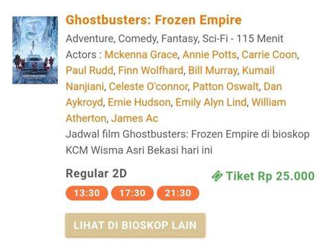 Jadwal Bioskop Kcm Wisma Asri akses headliners terpopuler tiket lewat image 5