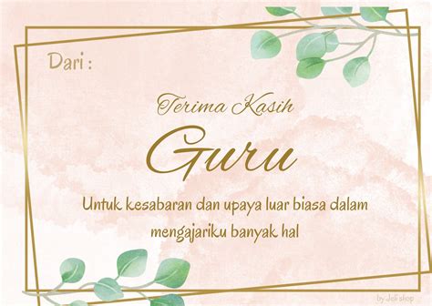KATA KATA TERIMA KASIH UNTUK GURU ringkas unduh ringan backup save game tanpa registrasi ribet komen spesial image 4