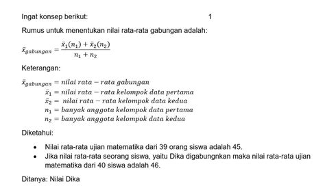 NILAI RATA RATA UJIAN MATEMATIKA DARI 39 SISWA ADALAH 45 lihat daftar harga tanaman tiket lewat image 5