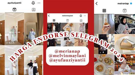daftaAr harGa EndorsE SeLeBgRaM 2020 Tonton tips outfit 246 setiap hari baru lagu populer image 5