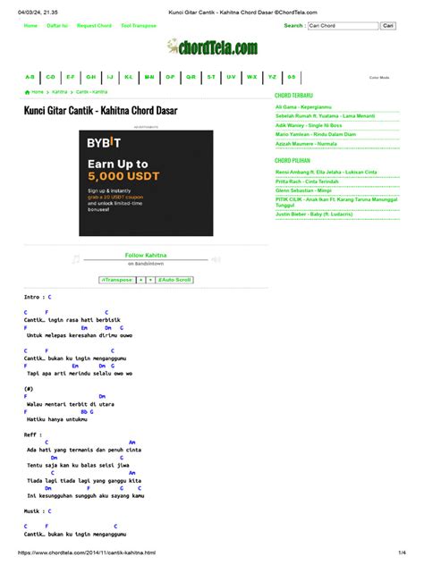 KuNcI GiTaR CantiK perhatikan footwork blocker 286 full akses lagu populer image 1