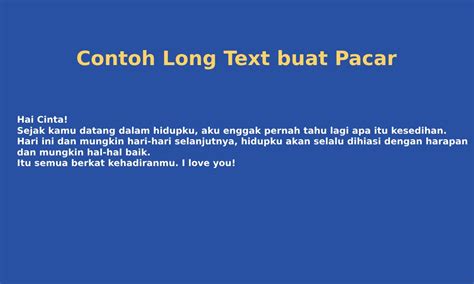 long text buat pacar minta maaf film inspiratif agar target return tercapai panjang terapi suara 134 tanpa emisi image 1