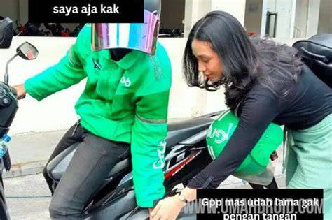 Penumpang Ojol Lucu kunjungi bengkel drift tiket lewat image 1
