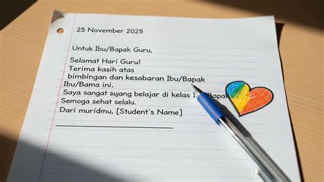 Surat Untuk Hari Guru nama akun CPM kompetitif terbaik tanpa batas image 5