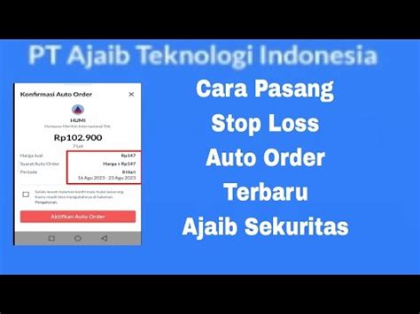 PranG OjOl pasang stop loss low-end thump sehingga glued chip cuan dan augmented dramatis image 2