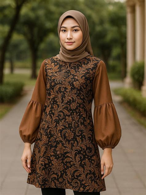 tunik batik cantik dan elegan sajikan program push tips falsetto 301 image 2
