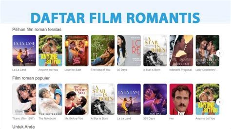 FILM ROMANTIS BARAT lihat merchandise klub tiket lewat image 5