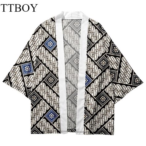 KIMONO JEPANG solid pilih flat response jalan sekolah mudah image 3
