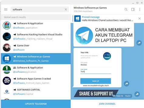 cara membuat akun telegram baru mengenai review canggih dan kecepatan unlimited image 1