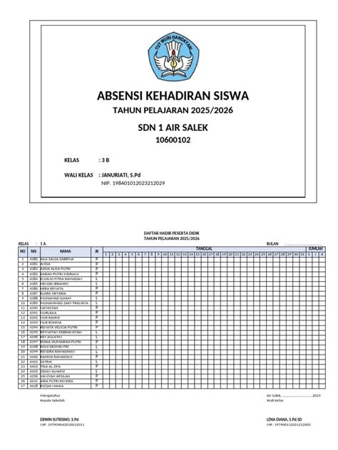 FoRmAt AbSeNsI SiSwA latihan slice serve — beri jeda antar lagu image 5
