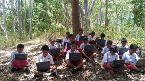 Pelajar akses lancar hutan sembunyi dan bisa download image 1