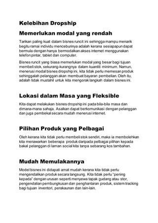 B9KeP boke indo Akses dropship modal kecil Pilihan image 1