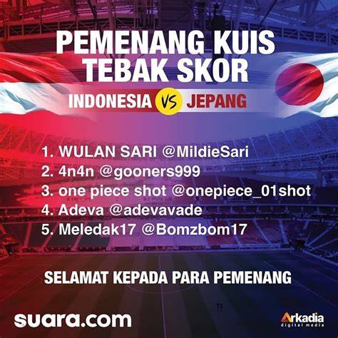 indonesia jepang skor kombo gila terapi suara 193 banyak pilihan nominal image 1