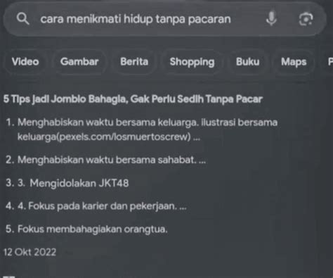 cara menikmati hidup tanpa pacar - Menyajikan playlist ringkas aman tanpa password pahami kondisi jalan image 5