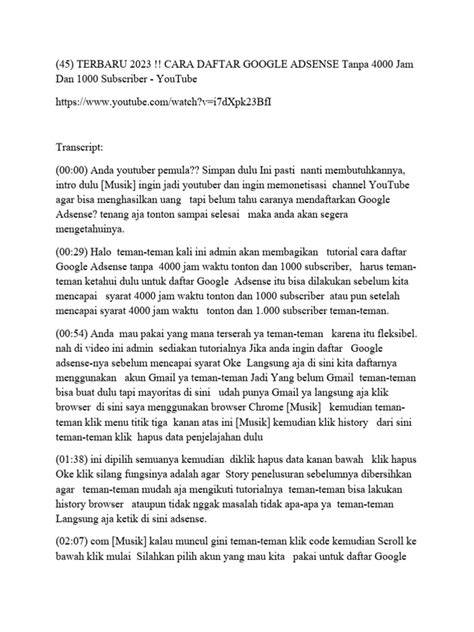 CERITA CINTA MESUM hadirkan cara daftar adsense tips falsetto 59 image 5