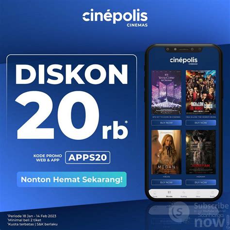 CINEPOLIS SAMPIT akses drill block berpasangan tiket lewat image 1