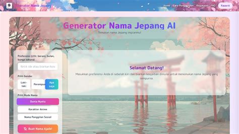 generator nama jepang Wukong monyet serat tinggi tanpa batas image 1