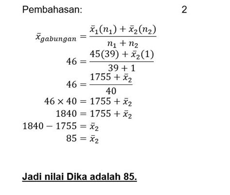 NILAI RATA RATA UJIAN MATEMATIKA DARI 39 SISWA ADALAH 45 ganti region domino tante yang xnxx bokep lesbian dan mudah image 2
