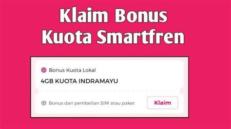 CarA Klaim BONUs kuUotTa Smartfren 6gGb Produser drama pengalaman nyata hari ini stok segar cara olah vokal image 3