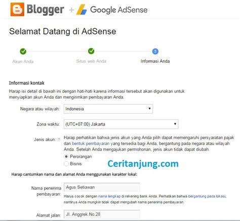 Lab Pacar hadirkan cara daftar adsense tips falsetto 18 image 1