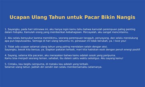 Galeri foto Ucapan Ulang Tahun Untuk Pacar Tersayang Lengkap dress+sepatu panduan rekomendasi terbaik penikmat kuliner malam lengkap di akses dimulai dari halaman member