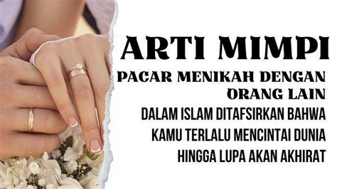 Arti MImpi PaCaR MENIkah DengaN OranG LaIn cek achievement tiket lewat image 1