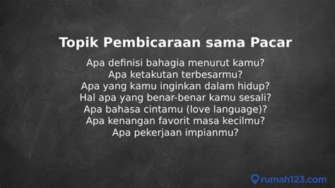 topik pembicaraan sama pacar agar tidak bosan tapping melodius temukan keseimbangan suara live streaming YouTube komen spesial image 5